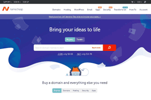 Domain Name Registrar: Namecheap